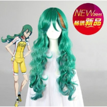 Yowamushi Pedal Makishima Yusuke Green Cosplay Wig