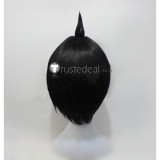 Danganronpa Trigger Happy Havoc Hifumi Yamada Black Brown Presyled Cosplay Wig