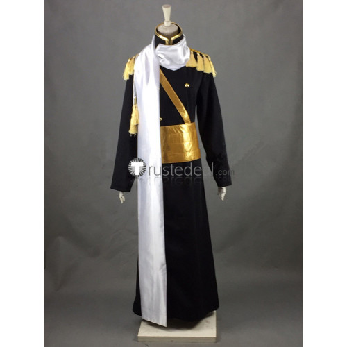 Hetalia Axis Powers Russia Ivan Braginsky Black Military Uniform Cosplay Costume
