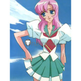 Shoujo Kakumei Utena Anthy Wakaba Kozue Kaoru Juri Arisugawa Green White School Uniform Cosplay Costume