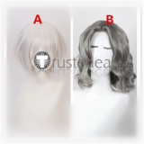 Castlevania Soma Cruz Hector Silver Grey White Cosplay Wigs