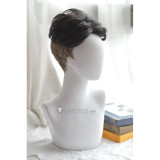 Dream Daddy Craig Cahn Black Brown Cosplay Wig