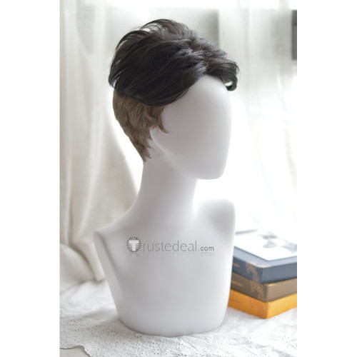 Dream Daddy Craig Cahn Black Brown Cosplay Wig