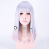 Eromanga Sensei Sagiri Izumi Short Gray Pink Cosplay Wig