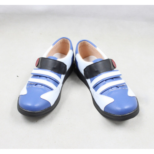 Yowamushi Pedal Hakone gakuen Bicycle Race Todou Jinpachi and Arakita Blue Cosplay Shoes