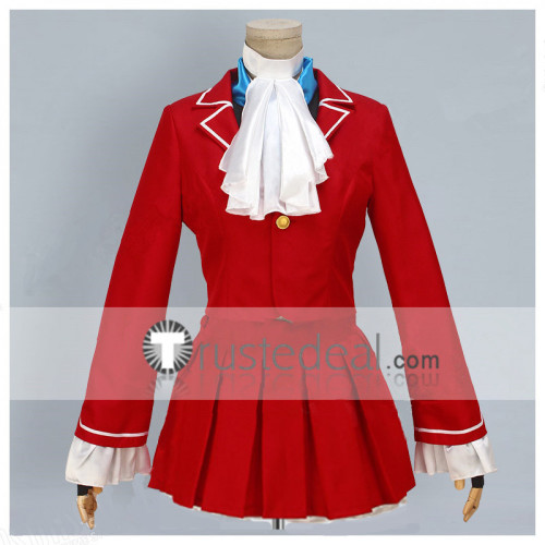 Street Fighter V Karin Kanzuki Red Cosplay Costume