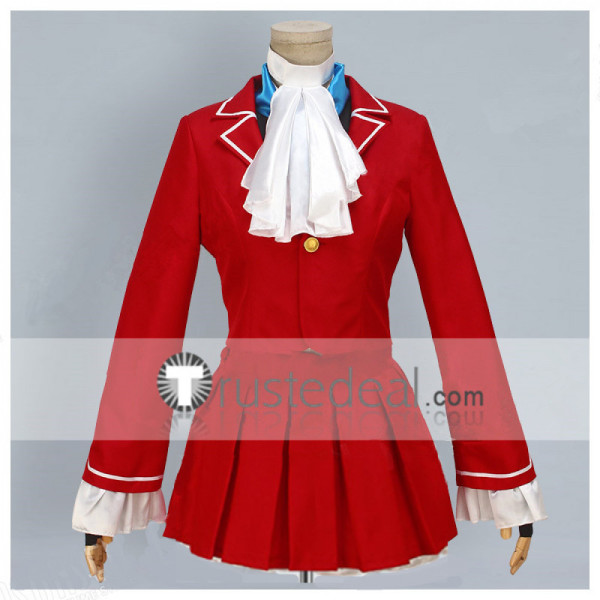 Street Fighter V Karin Kanzuki Red Cosplay Costume
