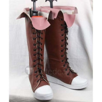 Zetsuen no Tempest Blast Of Tempest Fuwa Mahiro Brown Cosplay Boots