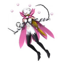 Digimon Rosemon Queen of Flowers Black Cosplay Shoes Boots