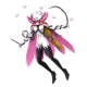 Digimon Rosemon Queen of Flowers Black Cosplay Shoes Boots