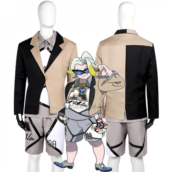 Pokemon Sword and Shield Gym Leader Gordie Cosplay Costume