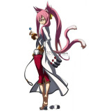 BLAZBLUE Kokonoe Mercury Es Mitsurugi Naoto Kurogane Brown Blonde Pink Styled Cosplay Wig