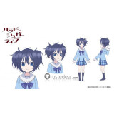 Happy Sugar Life Shio Koube Sailor Uniform Blue Cosplay Costume