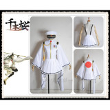 Vocaloid Senbonzakura Miku Hatsune White Cosplay Costume