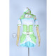 Love Live Rin Hoshizora Green Maid Cosplay Costume