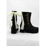 RWBY Volume 2 Yang Xiao Long Hunter Black Platform Cosplay Boots