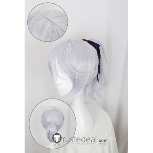 Sengoku Night Blood Mori Ranmaru Silver Grey Cosplay Wig