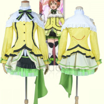 Love Live Rin Hoshizora KiRa KiRa Sensation Yellow Cosplay Costume