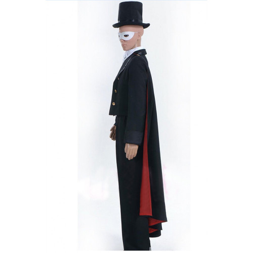 Sailor Moon Tuxedo Mask Black Cosplay Costume