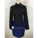 Hetalia Axis Powers Prussia Gilbert Beilschmidt Genderbend Female Blue Cosplay Costume