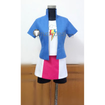 My Little Pony Equestria Girls Human Rainbow Dash Blue White Cosplay Costume