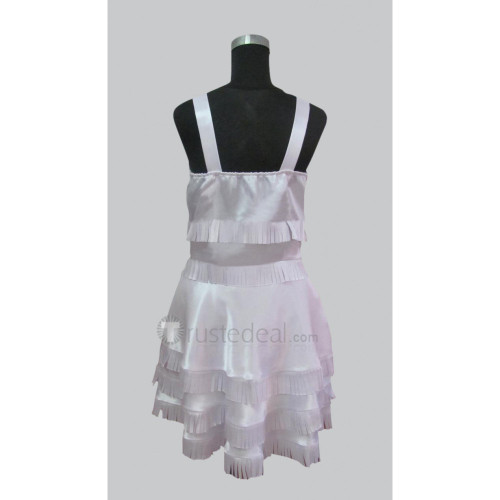 League of Legends Mafia Jinx White Dress Cosplay Costume