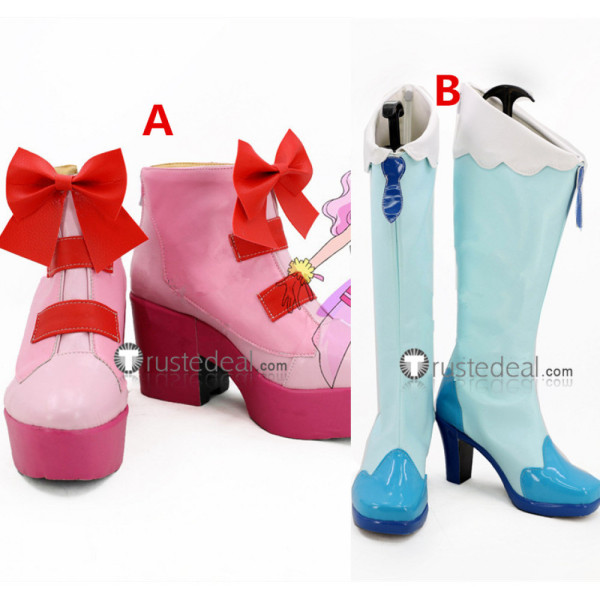 HUGtto Pretty Cure Nono Hana Cure Yell Yakushiji Saaya Cure Ange Cosplay Shoes Boots
