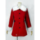 Guilty Crown Ouma Mana Red Winter Cosplay Costume