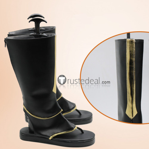 Onmyoji Shuten Doji Black Cosplay Shoes Boots