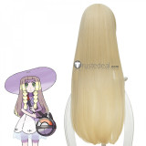 Pokemon Sun And Moon Lillie Long Ponytail Blonde Styled Cosplay Wig