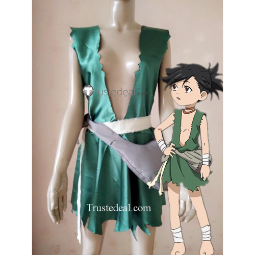 Dororo Thief Green Cosplay Costume