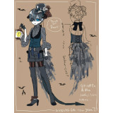 Kuroshitsuji Black Butler Ciel Phantomhive Devil Halloween Trick or Treat Cosplay Costume