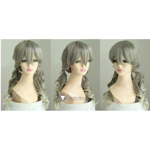 Rozen Maiden Kanaria Grey Green Cosplay Wigs
