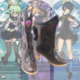 Genshin Impact Fischl Lisa Razor Xiangling Jean Cosplay Shoes Boots