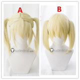 Hataraku Saibou Cells at Work Eosinophil Blonde Ponytails Cosplay Wig