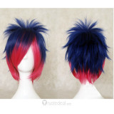 Panty & Stocking with Garterbelt Male Stocking Blue Pink Cosplay Wig