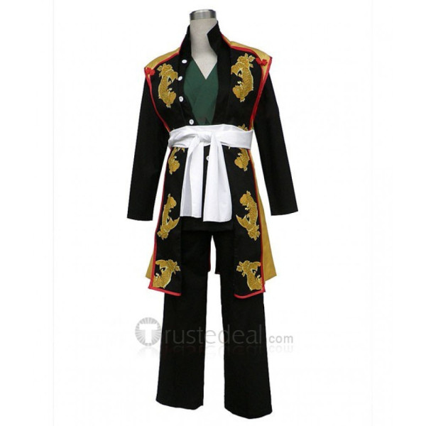 Hakuouki Okita Souji Prints Cosplay Costume