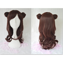 Kyoukai no Kanata Yinami Sakura Brown Cosplay Wig