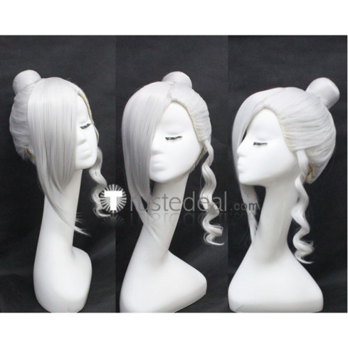 RWBY Winter Schnee White Silver Cosplay Wig