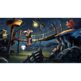Commission Monkey Island Largo LaGrande Pirate Brown Cosplay Boots Shoes