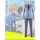 Hitorijime My Hero Masahiro Setagawa Kensuke Ooshiba Asaya Hasekura School Uniform Cosplay Costume