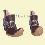 Overwatch Angela Ziegler Mercy Witch Skin Brown Cosplay Boots Shoes