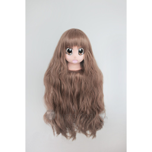 Kyoukai no Kanata Beyond the Boundary Shindou Ayi Brown Cosplay Wig