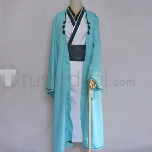 Vocaloid Luotianyi Spring and Autumn Sword Blue Cosplay Costume