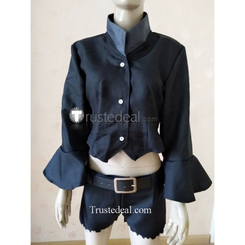 Steins Gate Luka Urushibara Black Cosplay Costume