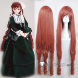 Rozen Maiden Suiseiseki Jade Stern Hinaichigo Kanaria Souseiseki Brown Blonde Cosplay Wig