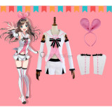 Vtuber Kizuna Ai YouTuber Channel A.I. Cosplay Costume