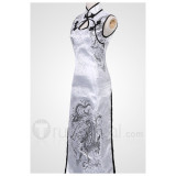 Yosuga no Sora Kasugano Sora Cheongsam White Black Cosplay Costume