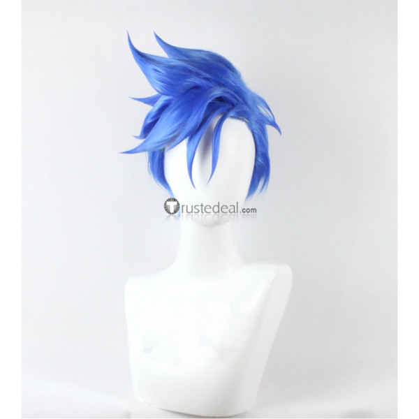 Promare Galo Thymos Styled Blue Cosplay Wig
