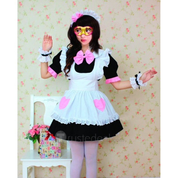 Maid White and Black Cosplay Costume